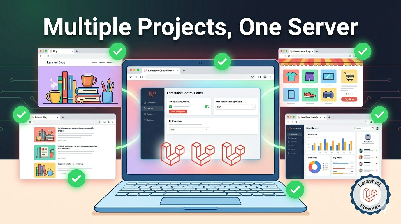 How to Manage Multiple PHP Projects Locally With Larastack on Windows